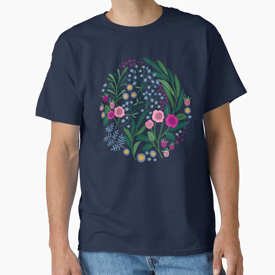 Rose garden design by irtsya Unisex , , , Long Sleeve Tee