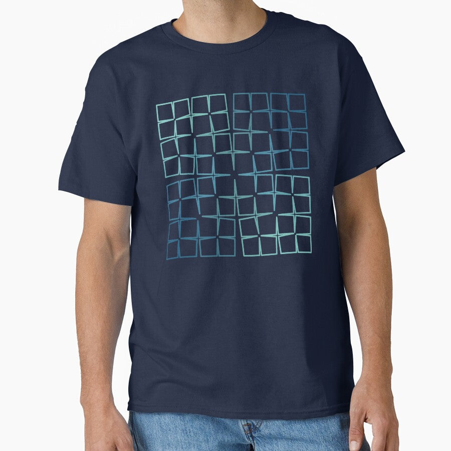 Cesàro Fractal - Square Gradient by joshdbb Unisex , , , Long Sleeve Tee