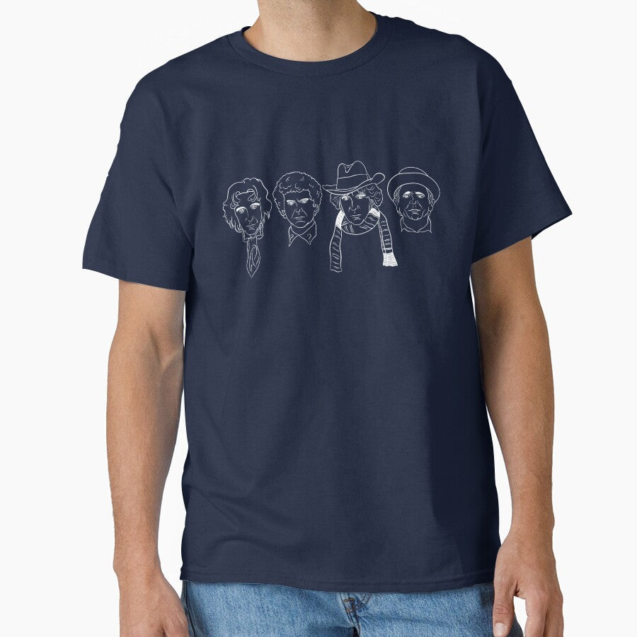 Time Lord Shells (White) by princeezo Unisex , , , Long Sleeve Tee