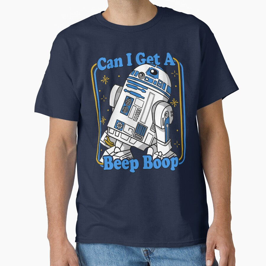Can I Get Beep Boop Space Droid by JadeRushLove Unisex , , , Long Sleeve Tee