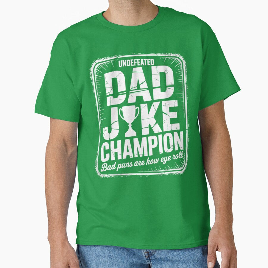 Funny Dad Joke Champion by SaryaSmyth19 Unisex , , , Long Sleeve Tee