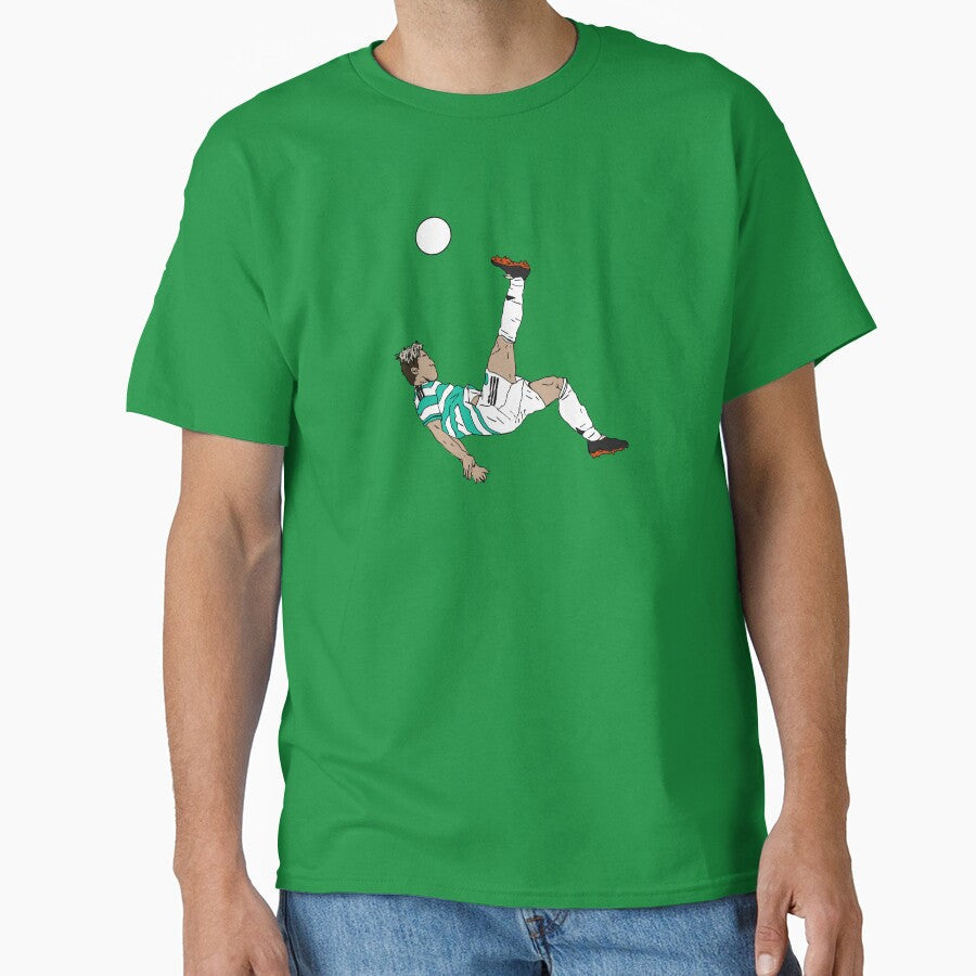 Daizen Maeda Bicycle Kick Goal – Celtic FC by Melty Shirts Unisex , , , Long Sleeve Tee