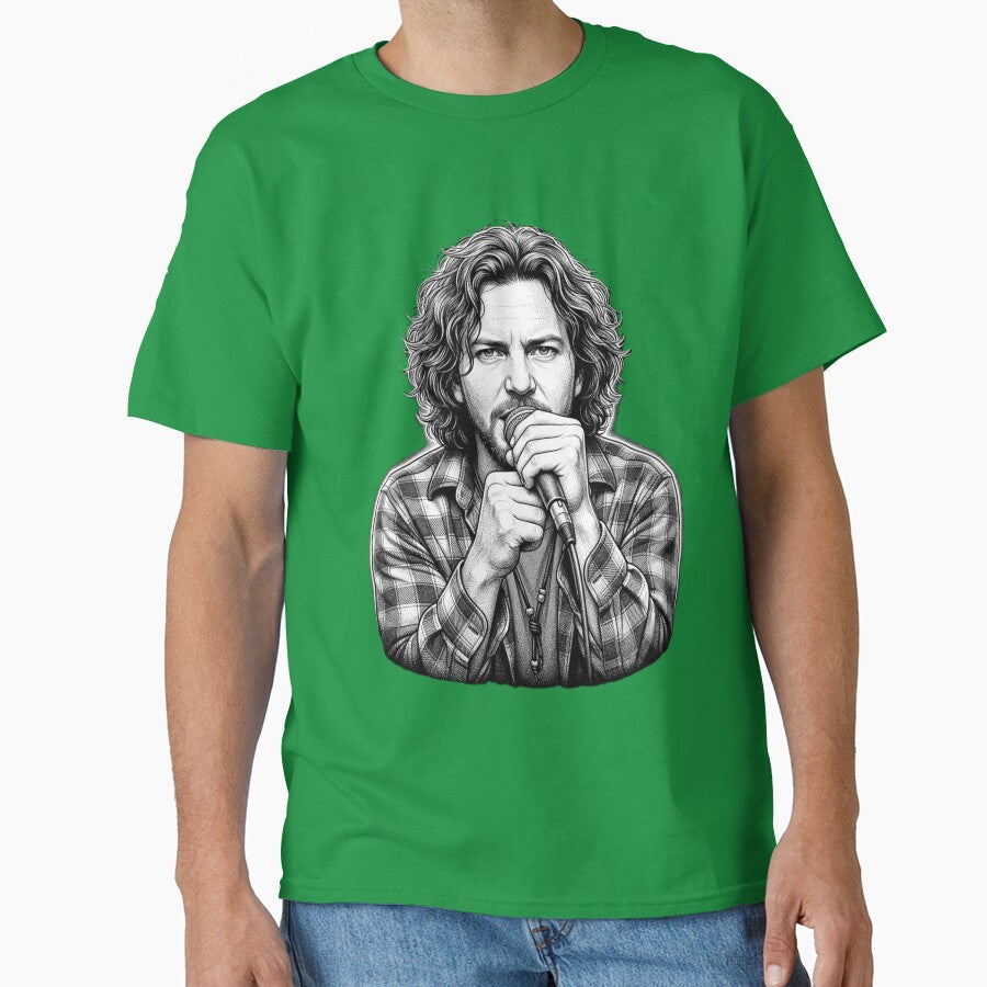 The Voice of Seattle: 90s Grunge Legend Portrait by Fallen Ink