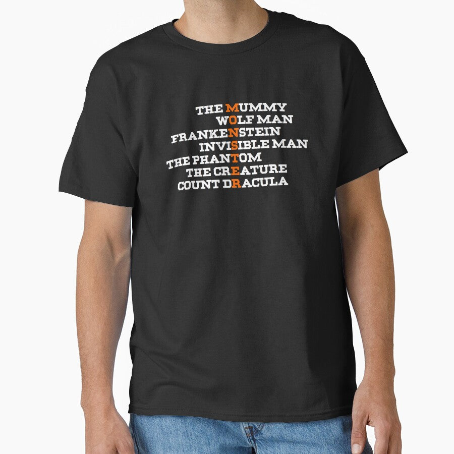 Classic Movie Monsters - Universal (White) by LongviewGraphic