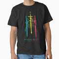 Vibrant Sword Silhouette Design by floverglowstudio