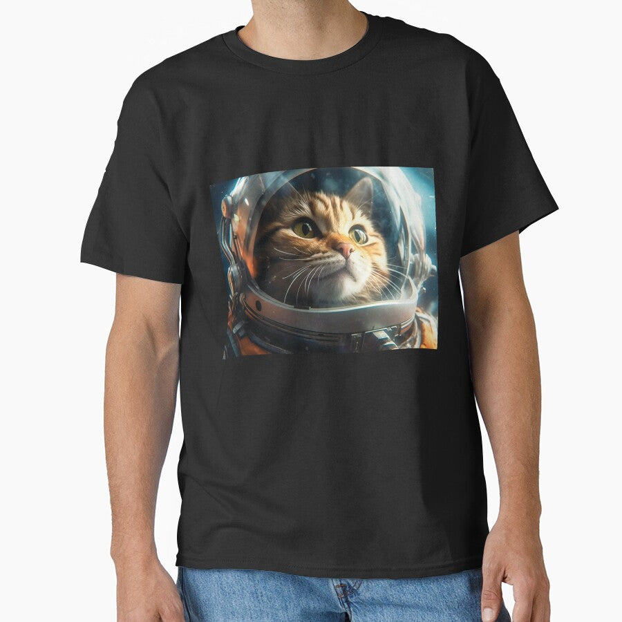 Cute Space Cat In Astronaut Suit by AdrianGrosu