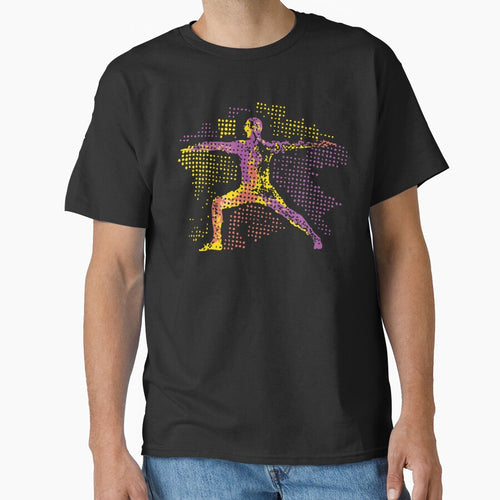 Abstract Colorful Concept Yoga Pose by jazzworldquest