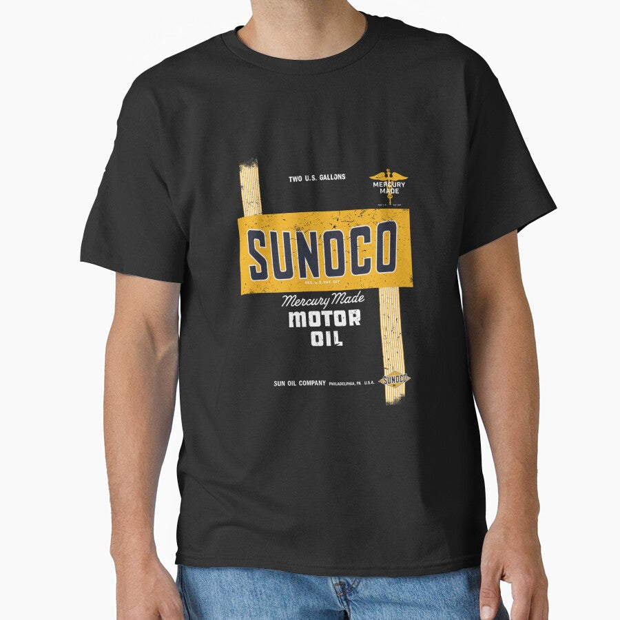Sunoco Motor Oil Retro Distressed Design1933 by TujGioi