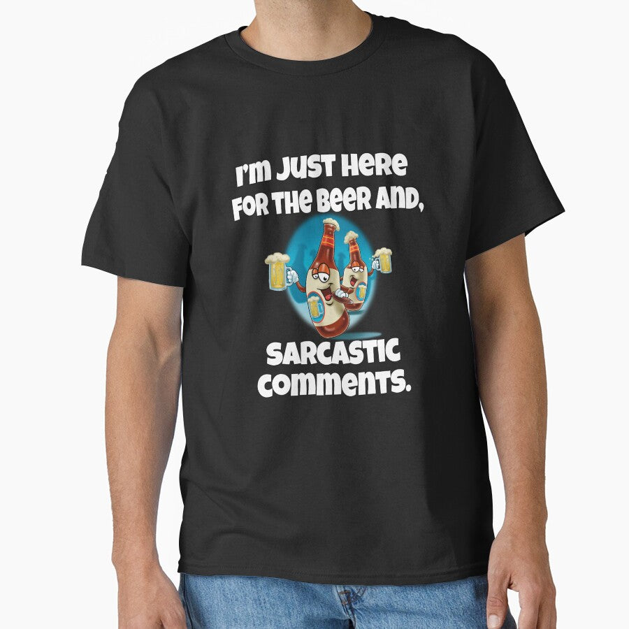Funny Beer Drinkers Humor I'm Just Here For The Beer by fantasticdesign
