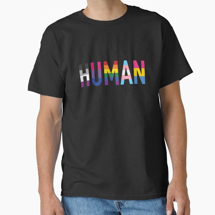 Human, Various Queer Flags 1 by Skyler Orion X Unisex , , , Long Sleeve Tee