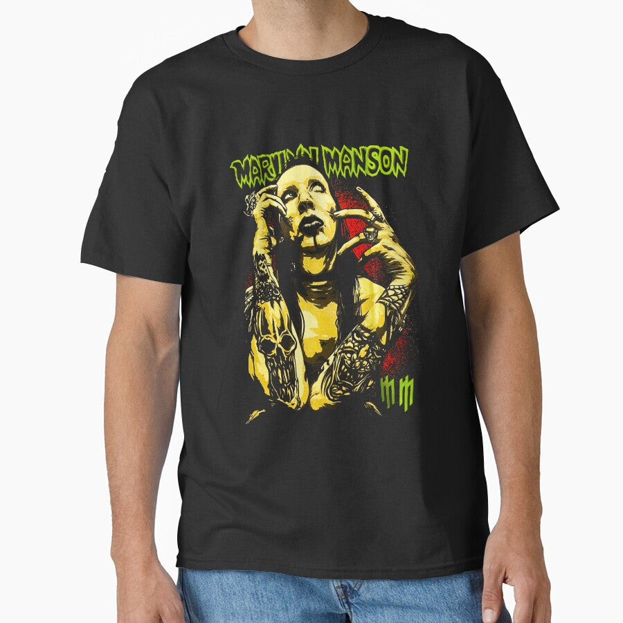 Marilyn Manson by shopARTIST-X Unisex , , , Long Sleeve Tee