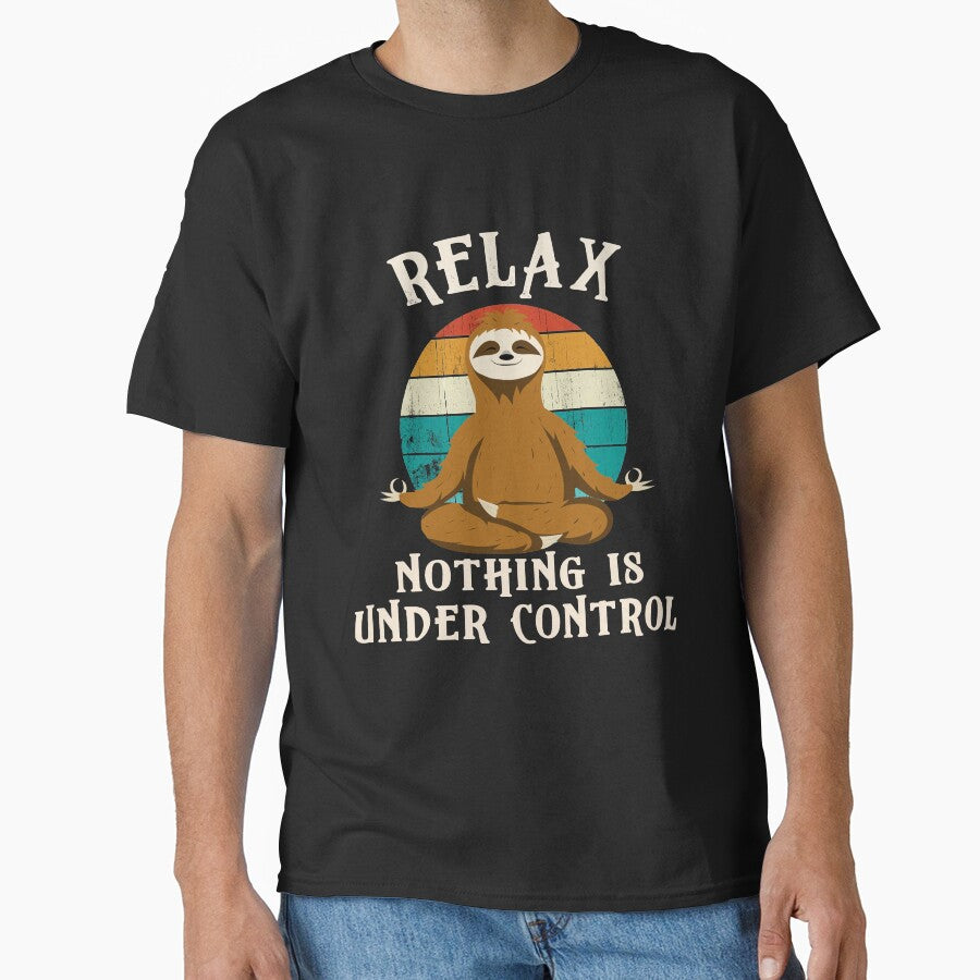 Sloth Yoga Funny Retro Vintage Gift by Hodbi