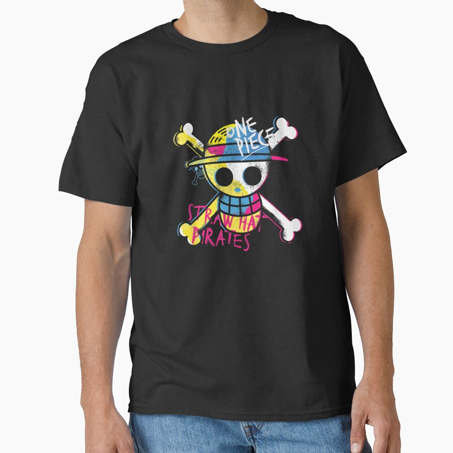 Funny Pirate Skull Cartoon Anime Style Pirate Crew Shirt by Capisedo Unisex , , , Long Sleeve Tee