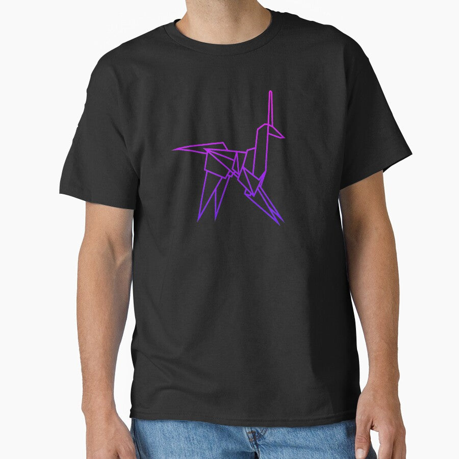 Retro Blade Runner Origami Unicorn by Harry Draws Straws