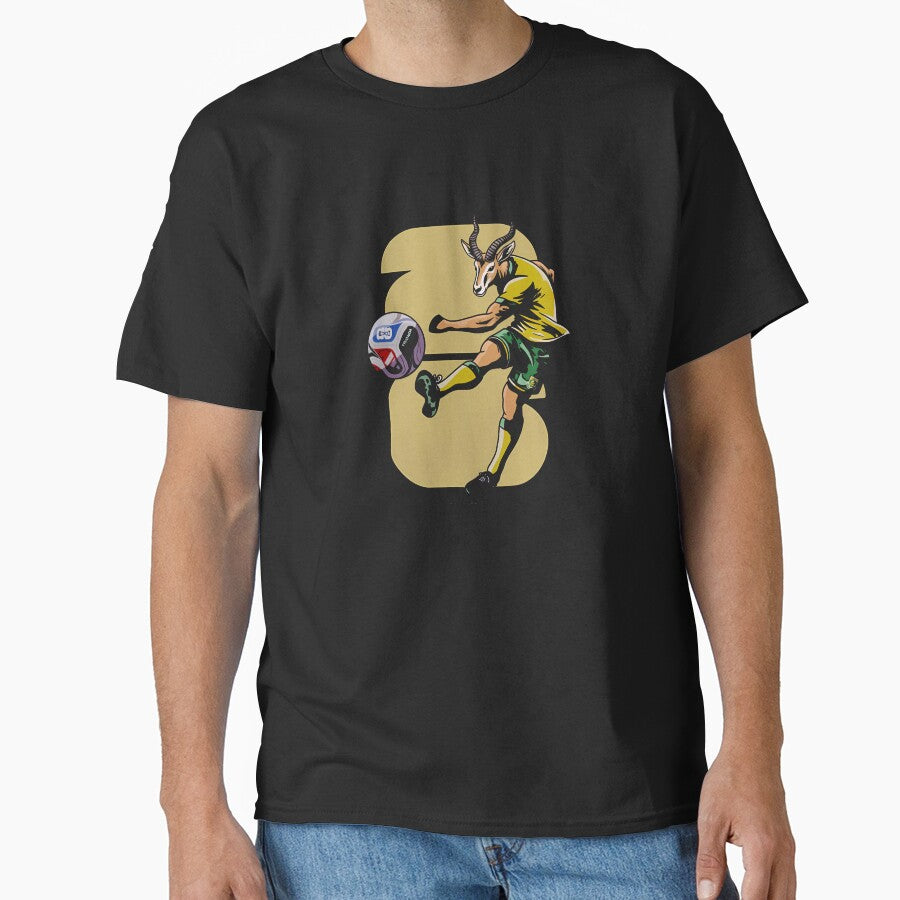South Africa Springbok Soccer T-Shirt_91176937 by kevincuellar