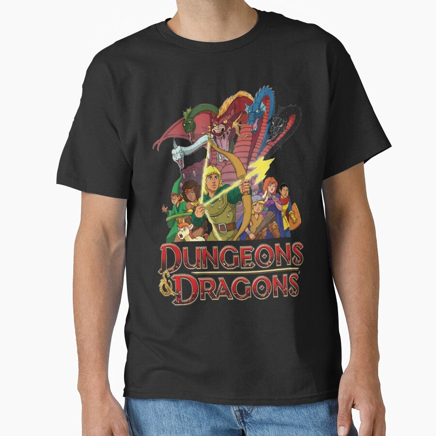 Dungeons And Dragons Cartoon by EleaseMaltais Unisex , , , Long Sleeve Tee