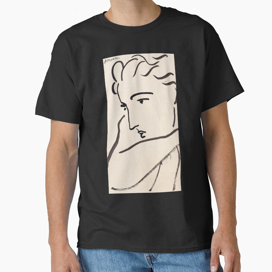 Minimalist Ink Portrait of a Woman by artofuniverse