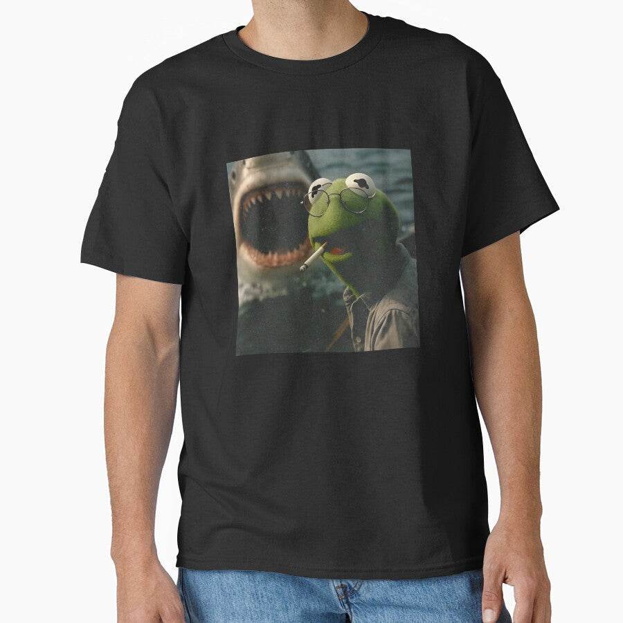 Vintage Smoking Frog Essential by PearlArtss Unisex , , , Long Sleeve Tee