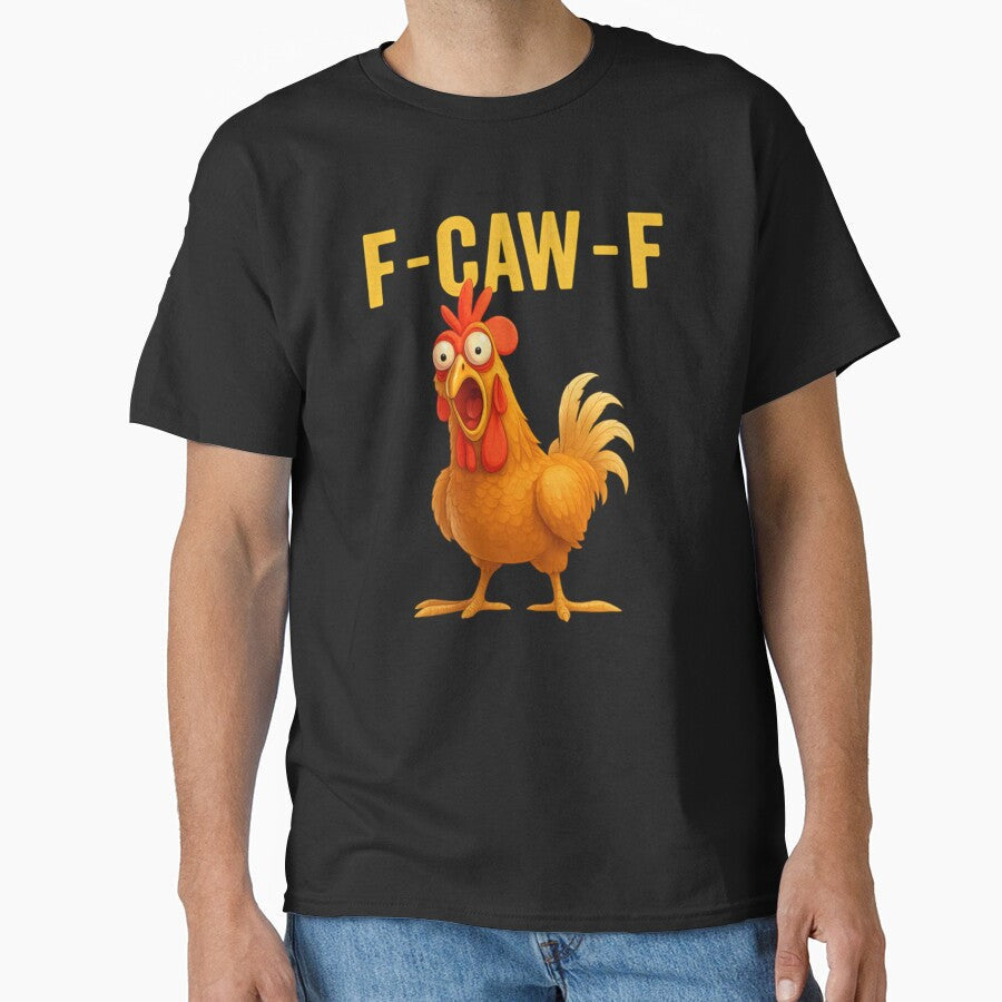 F-Caw-F Chicken Fcawf Chicken by ClaireBuckrid Unisex , , , Long Sleeve Tee