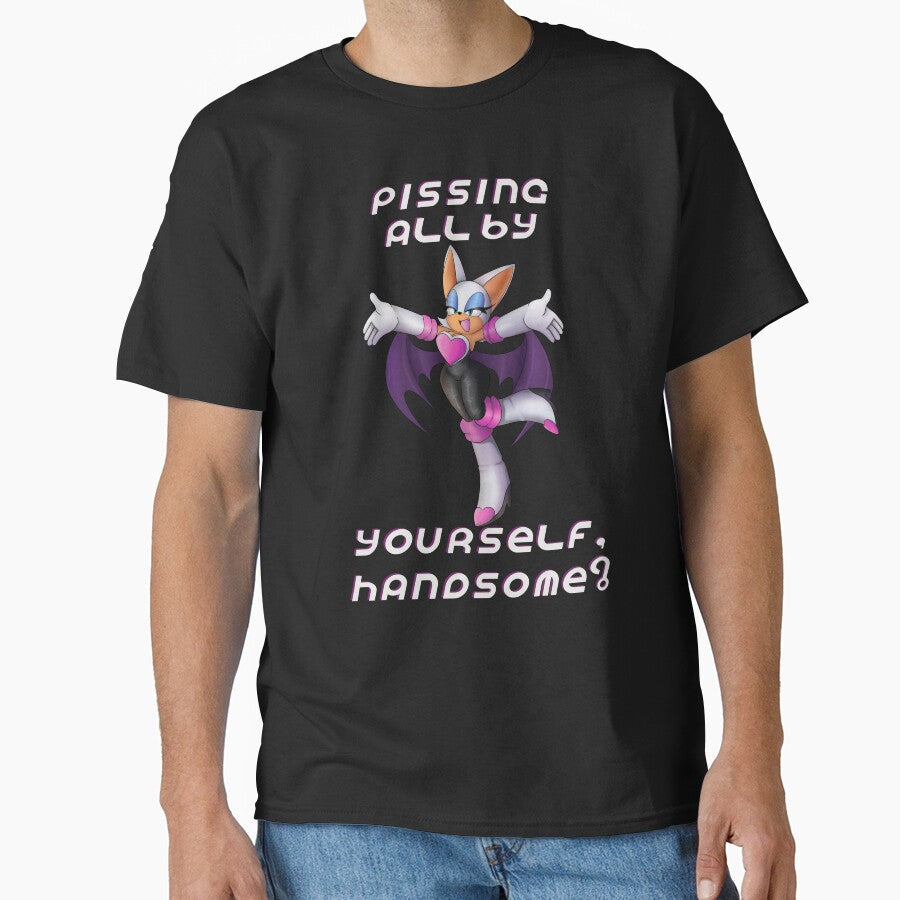 Rouge: Pissing All By Yourself, Handsome? by PastelMushroom Unisex , , , Long Sleeve Tee
