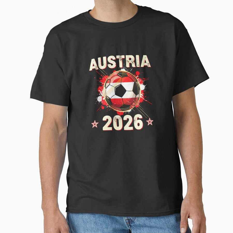 World Cup 2026 Austria Soccer Ball North America - Austrian Fan Gift _85028223 by RKdrawings