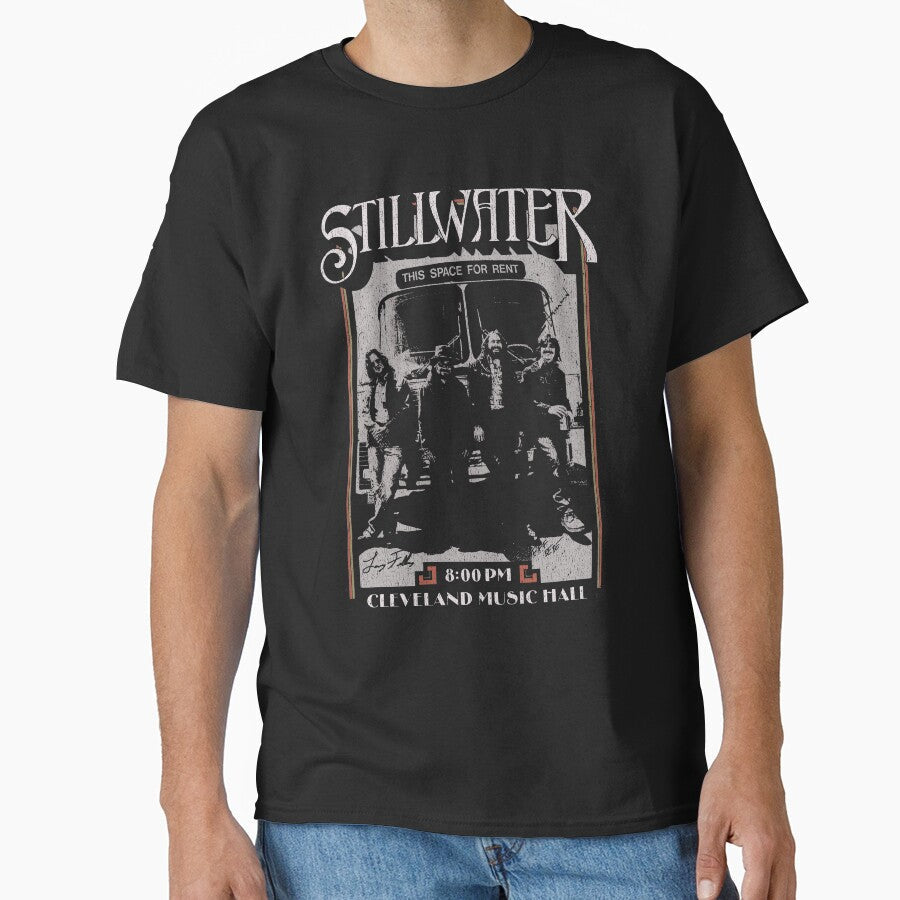 Stillwater Black by vintagefreak79 Unisex , , , Long Sleeve Tee