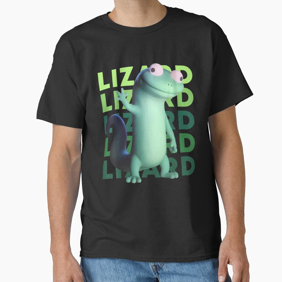 Funny Weirdcore Animal Lizard Lizard Lizard Meme - Derpy Lizard Button by ivotee Unisex , , , Long Sleeve Tee
