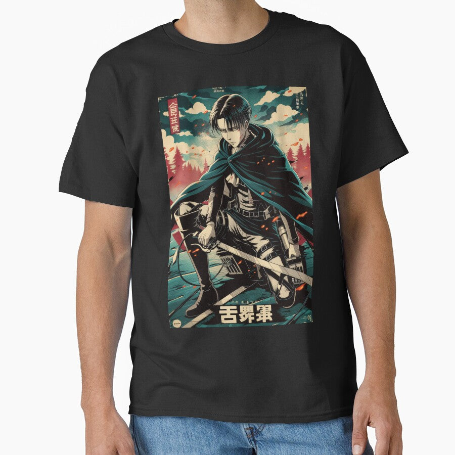 Levi Ackerman Chad Energy by AnimeArsenalPrints