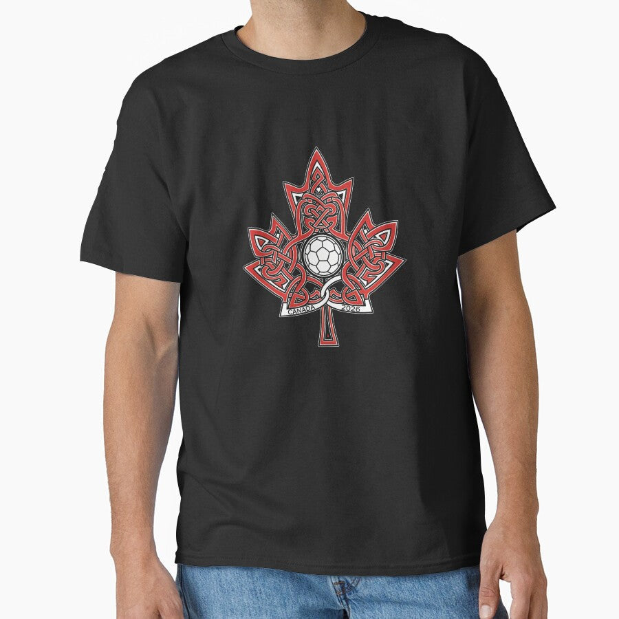 Interwoven Maple Leaf Canada Soccer 2026 _83135197 by gidget-gadget Unisex , , , Long Sleeve Tee