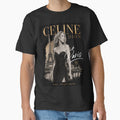 Celine Dion in Paris – Limited Edition | Premium Black and Gold by JcAbstractArt Unisex , , , Long Sleeve Tee