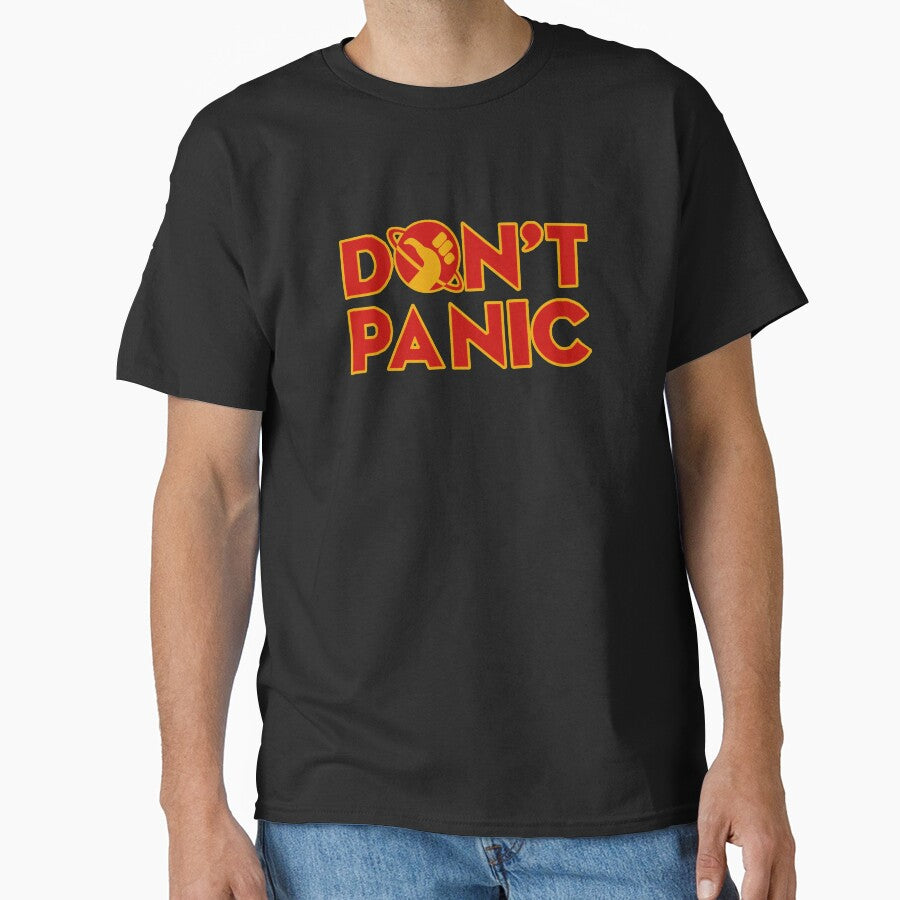 Don't panic The Hitchhiker's Guide to the Galaxy by yinon-h