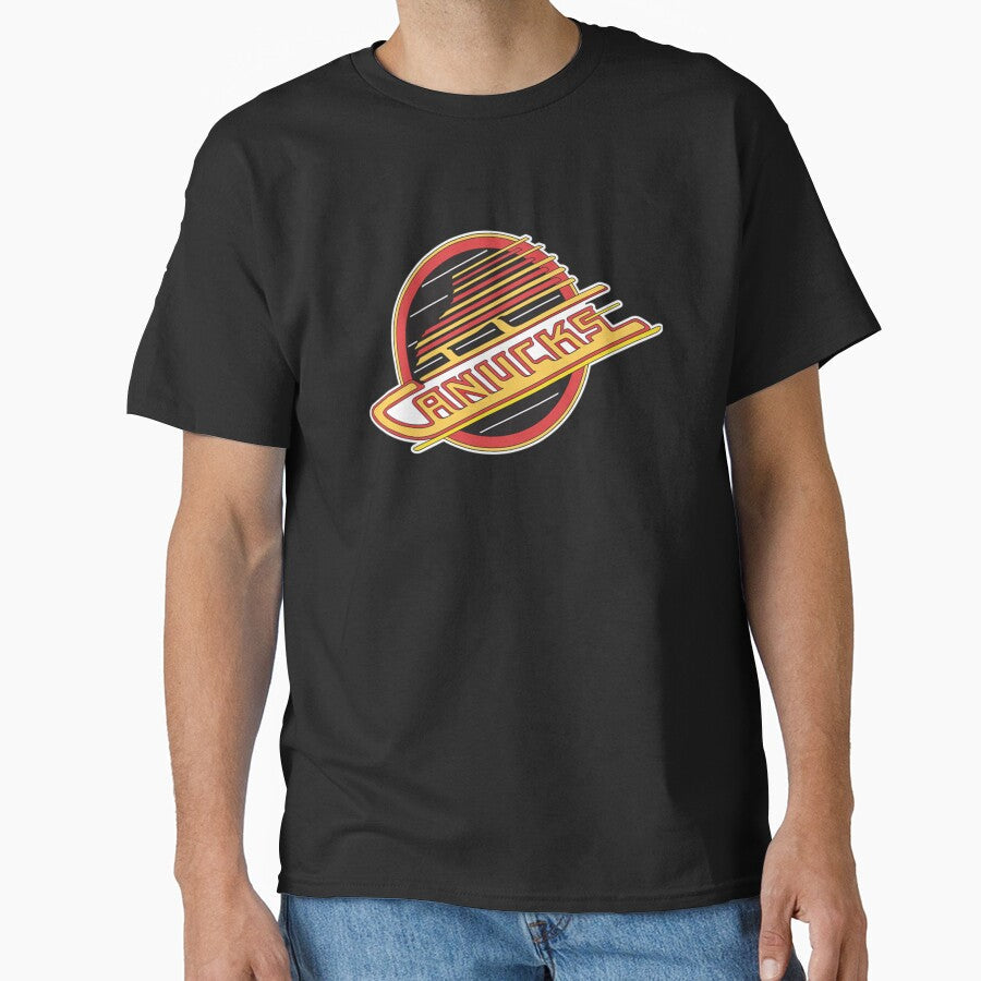 Canucks Retro Reverse Hockey Skate by skywalkersafa Unisex , , , Long Sleeve Tee