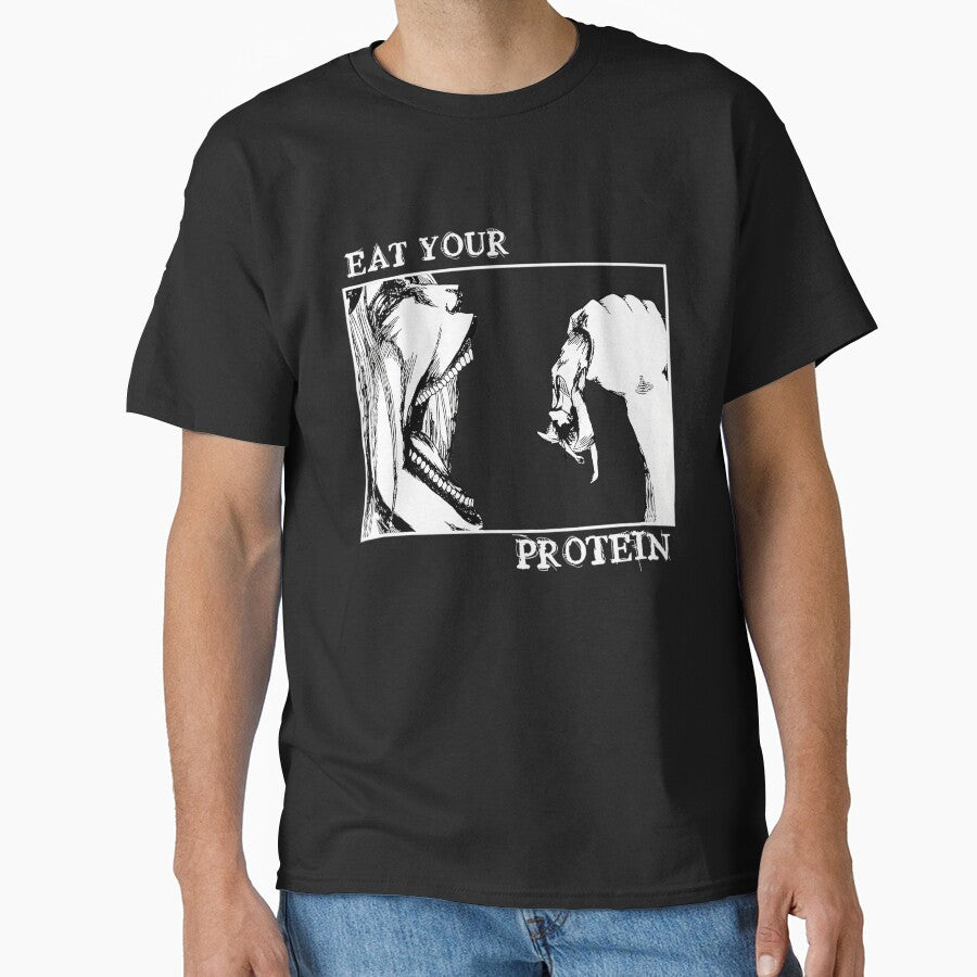 A.t.t.a.c.k On T.i.t.a.n Eat Your Protein Aot Eren Y.e.a.g.e.r by hiagraph