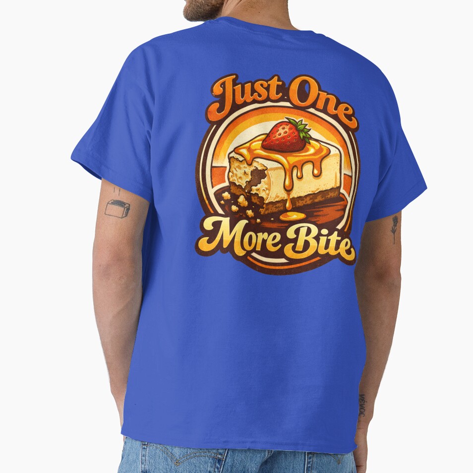 Just One More Bite – Funny Food Lover Snack Humor Design by rushaib