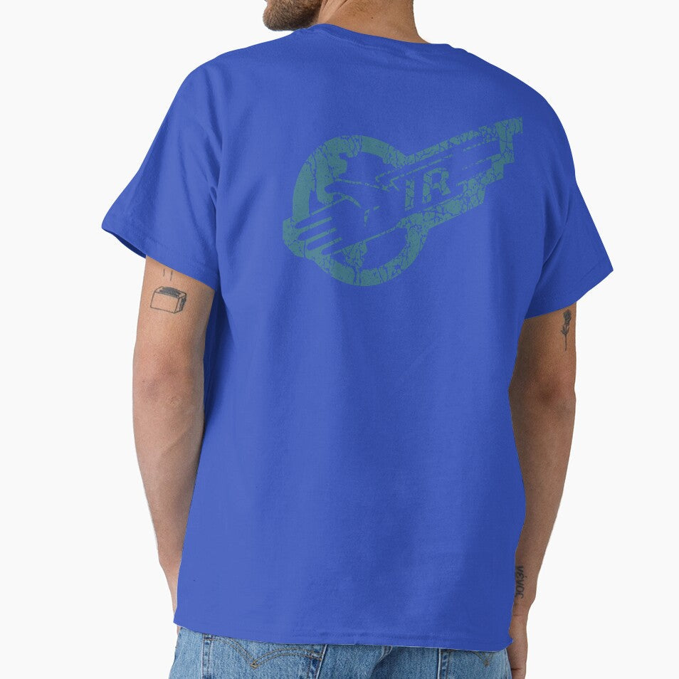 Vintage Thunderbirds International Rescue Emblem Blue by OpheliaThree Unisex , , , Long Sleeve Tee