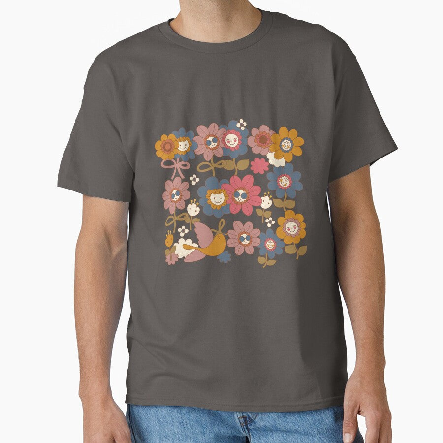 flower friends union in vintage colors by RoseAndSonata
