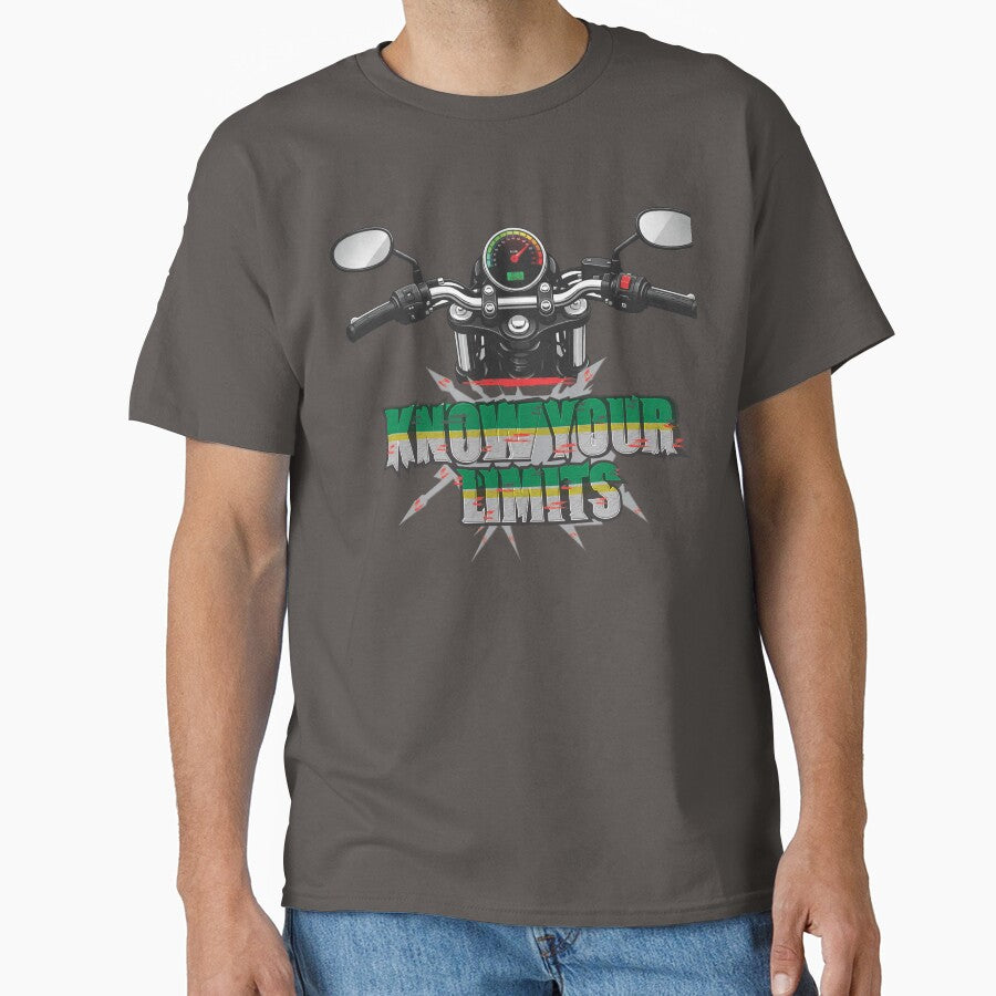 Know Your Limit-Unisex T-shirt, distinctive design and tailored for everyone by RJRDesignStore1