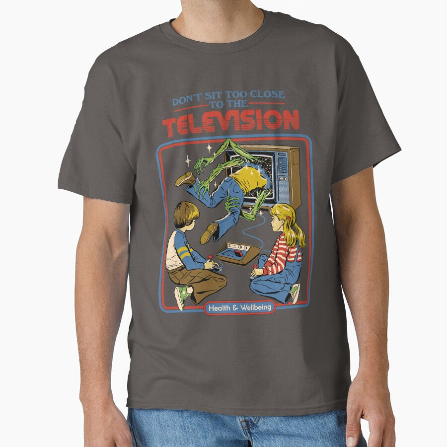 Don't Sit Too Close by Steven Rhodes Unisex , , , Long Sleeve Tee