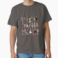 Vintage Doll Illustrations by shayray Unisex , , , Long Sleeve Tee