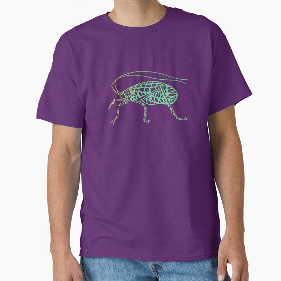 Katydid in greens by spineless-art