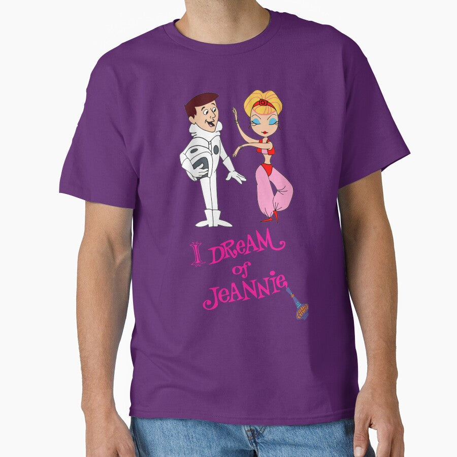 I Dream of Jeannie; Pink by Marco Bottiglieri Unisex , , , Long Sleeve Tee