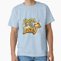 Born To Be Lazy – Funny Sloth Quote Sticker by JG-DigitalArts