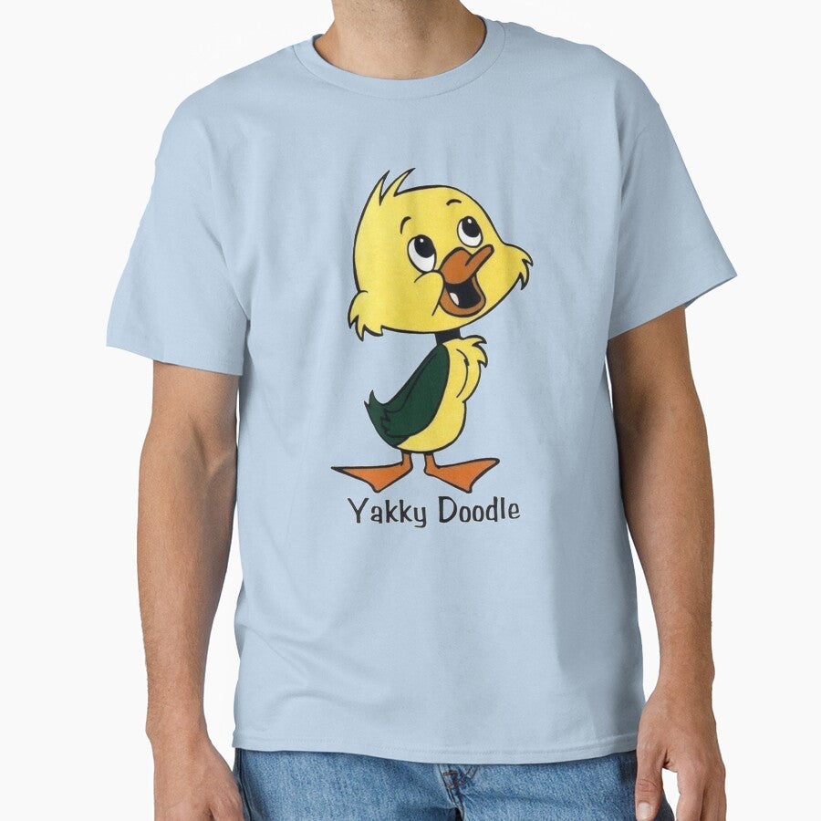 Yakky Doodle Retro Vintage Cartoon by K1Store Unisex , , , Long Sleeve Tee