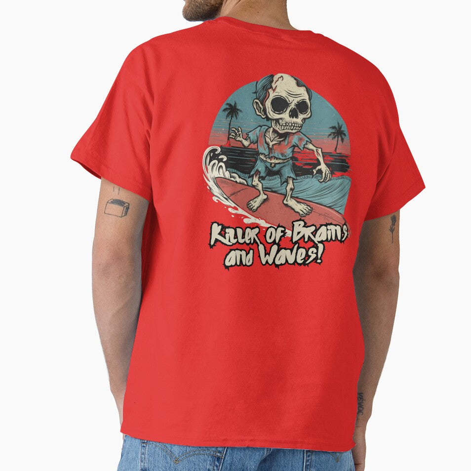 Surfing Zombie, killer of waves and brains, surf by Meandmyshop