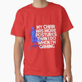 My Chair Has More Postures Than I Do | Funny Gaming Quote Tee | Gamer Apparel | Gaming Life Shirt | Gaming Merch by PrintPixDesigns