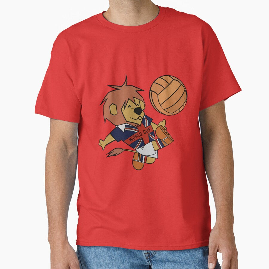 England World Cup 1966 Willie Football by RicardoArt77 Unisex , , , Long Sleeve Tee