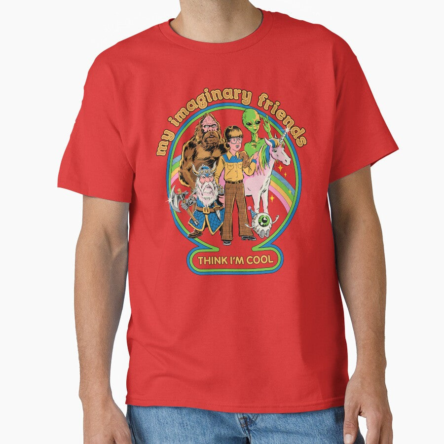 My Imaginary Friends by Steven Rhodes Unisex , , , Long Sleeve Tee