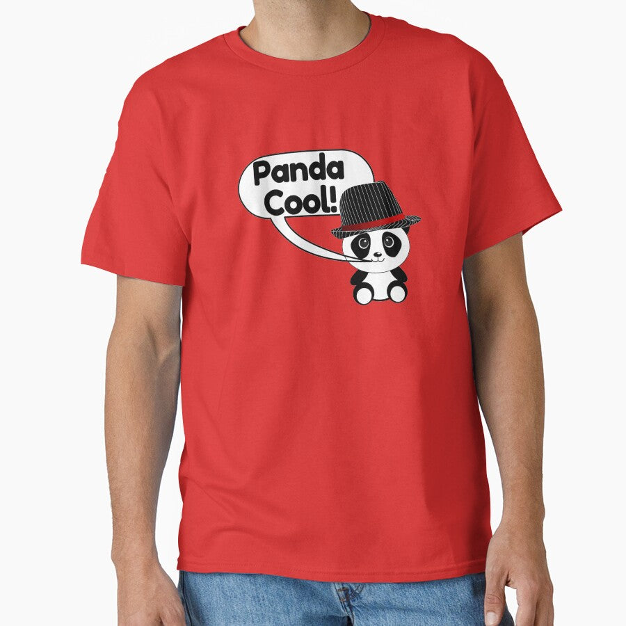 Panda cool t shirt by yoursnotably