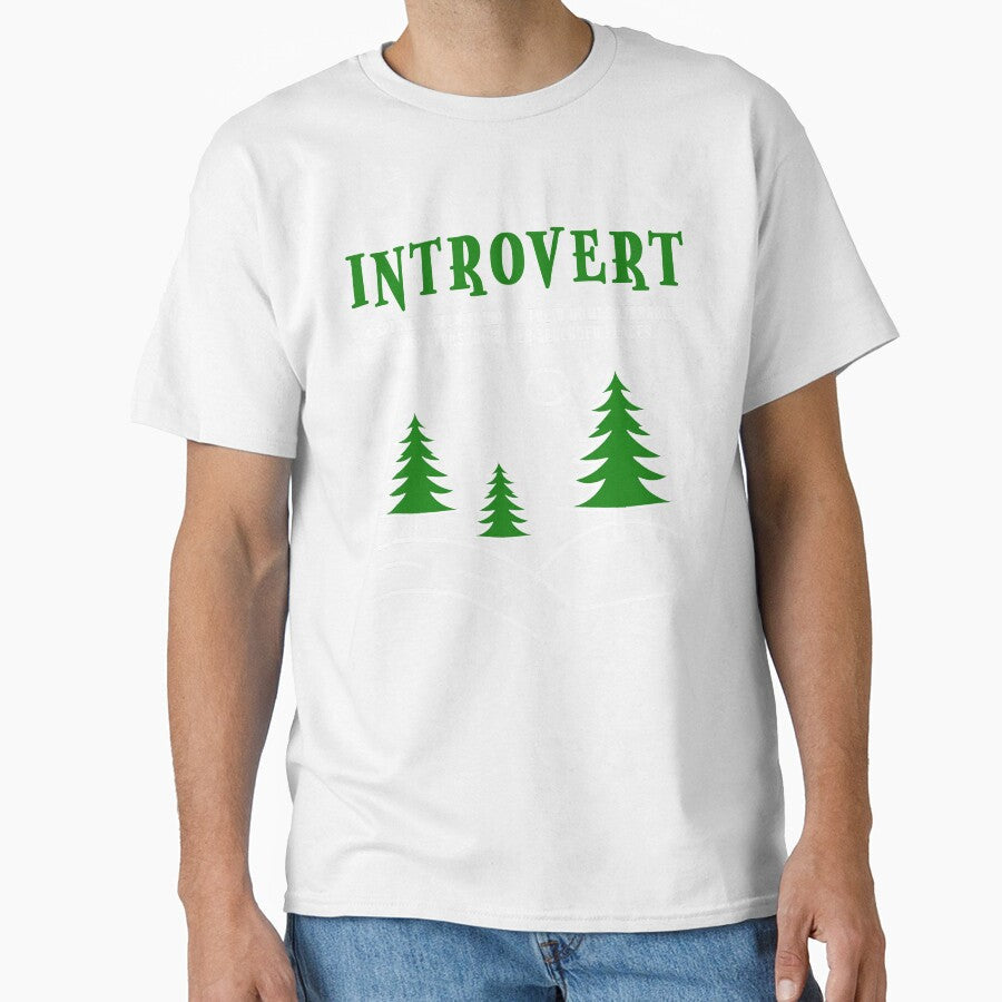 Unique Funny Introvert Draw for Introvert by Doooriginals Unisex , , , Long Sleeve Tee