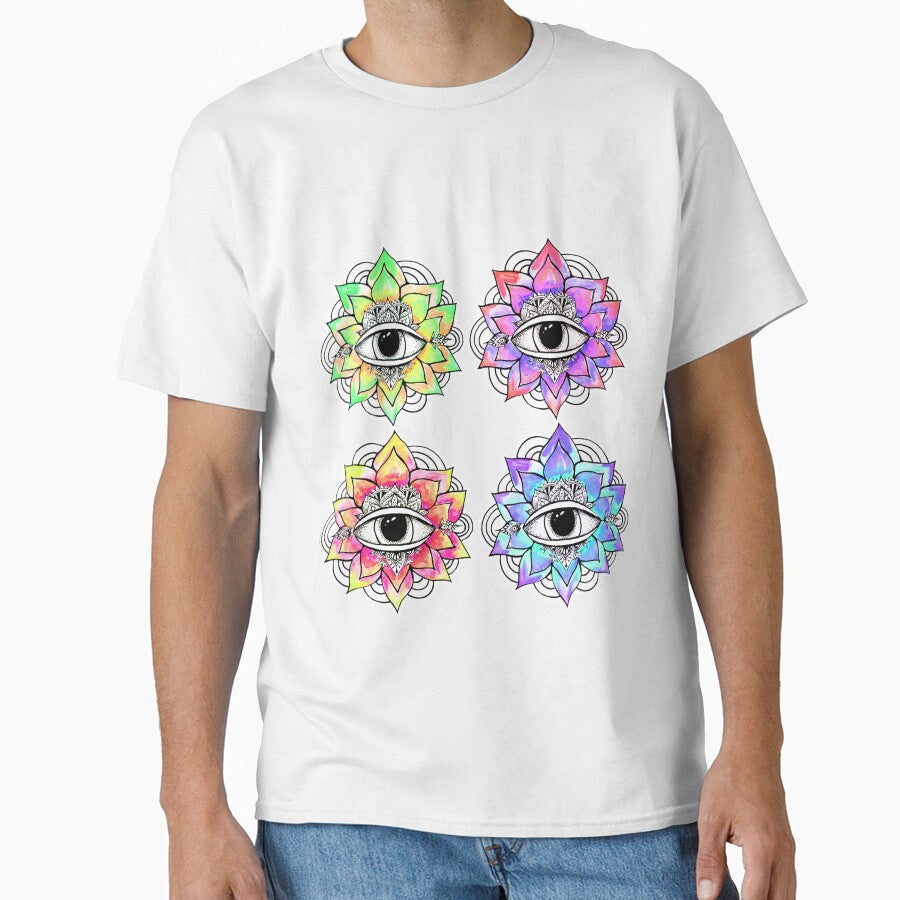 Psychedelic Seeing Eye Lotus by thejunemoon
